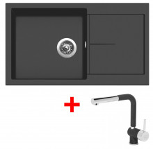 Sinks INFINITY 860 NANO Nanoblack+MIX 3 P GR  